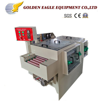 Metal Nameplate Logos Medals Signs Etching Machine with Double Spray Etching Type
